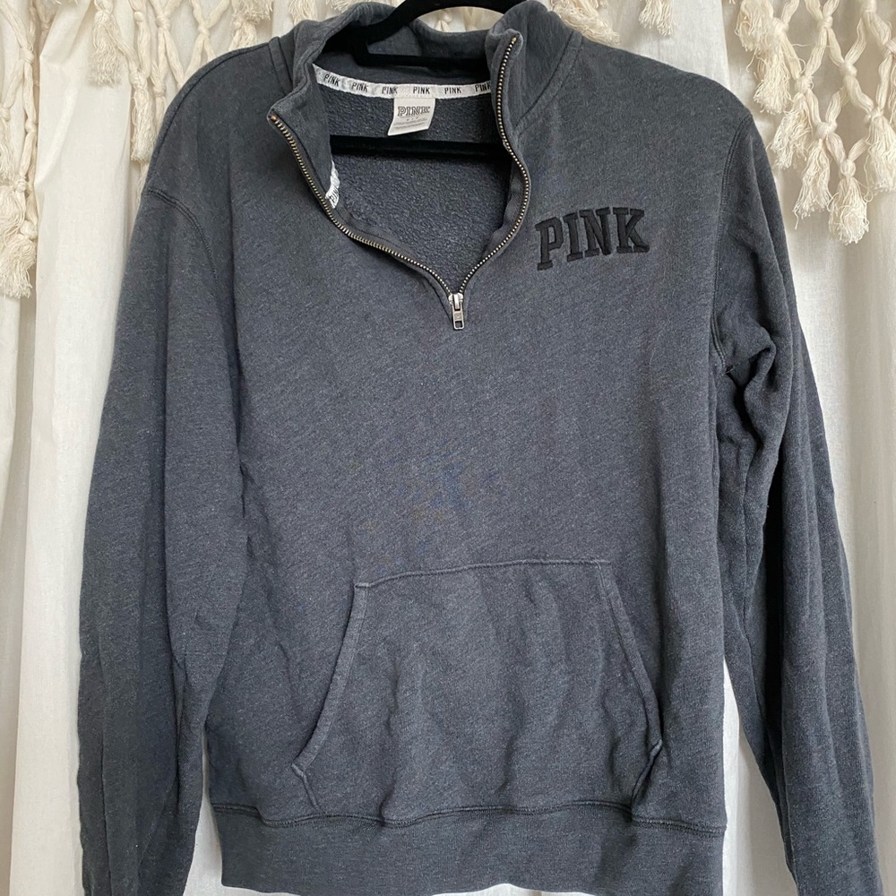 victoria’s secret pink quarter zip